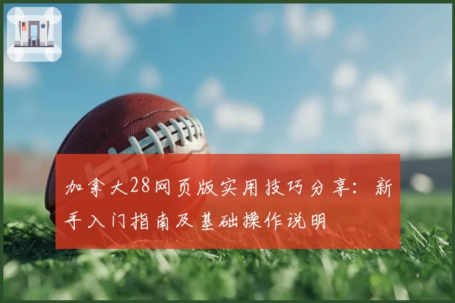 加拿大28网页版实用技巧分享:新手入门指南及基础操作说明